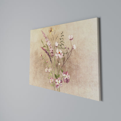 FLOWERED REVERIE Horizontal Canvas Print
