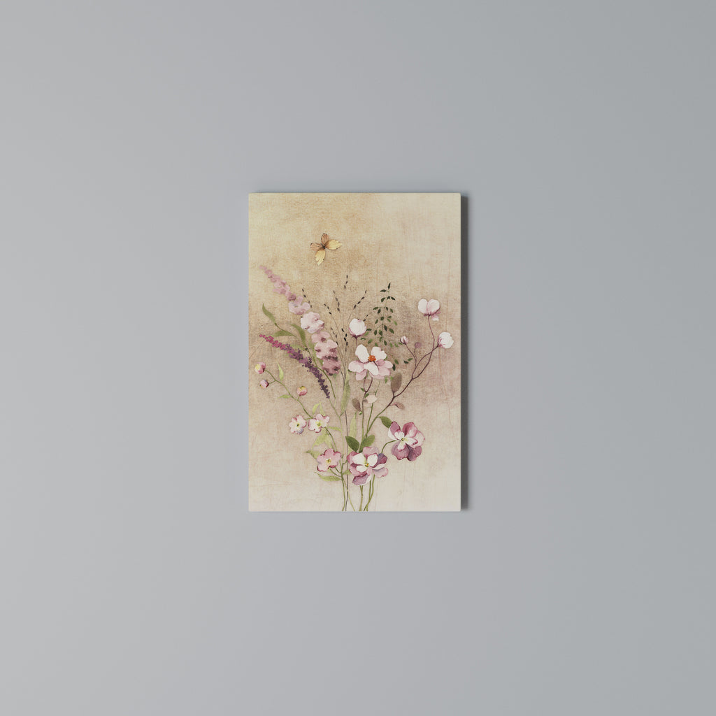 FLOWERED REVERIE Quadro em tela vertical