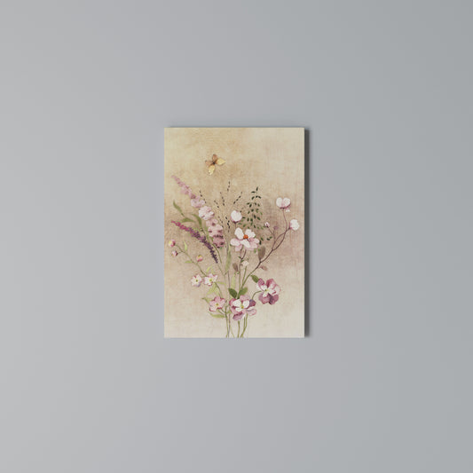 FLOWERED REVERIE Quadro em tela vertical