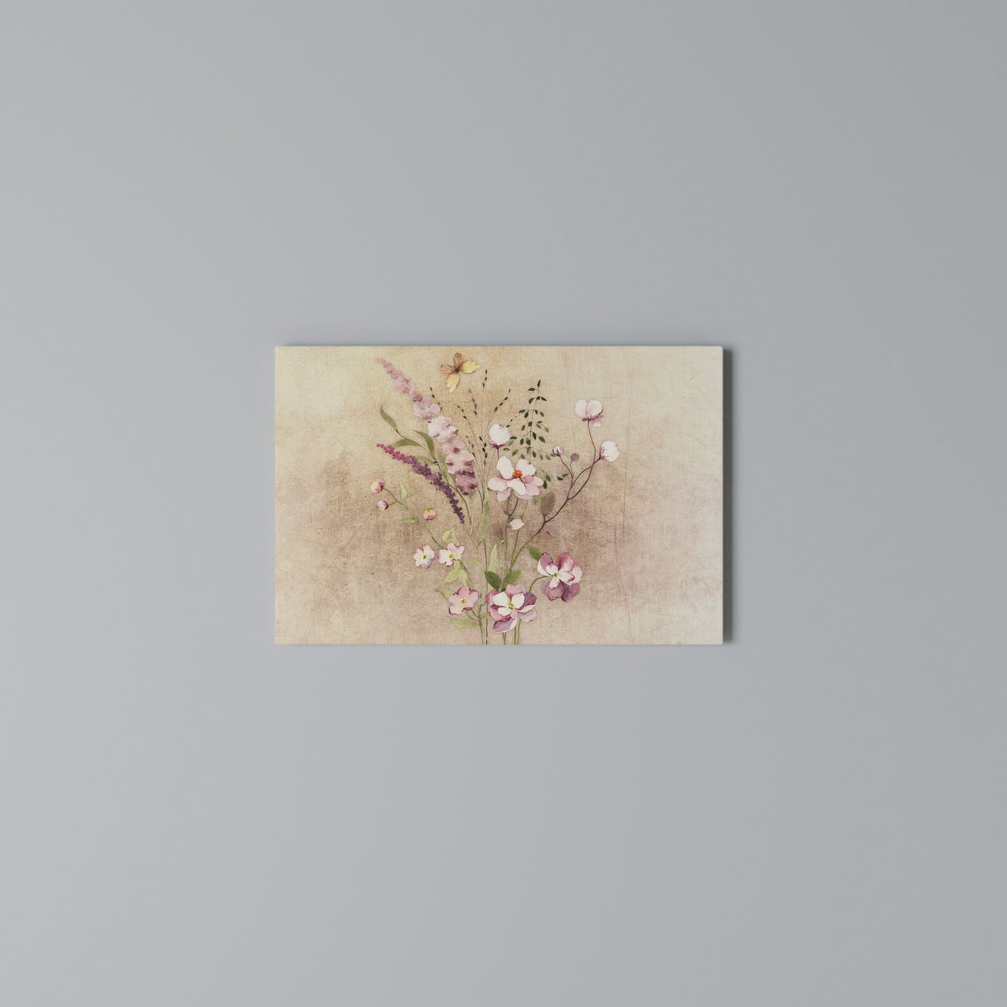FLOWERED REVERIE Horizontal Canvas Print