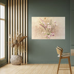 FLOWERED REVERIE Peel and Stick Horizontal Poster