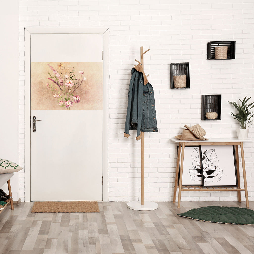 FLOWERED REVERIE Peel and Stick Horizontal Poster