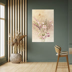 FLOWERED REVERIE Poster Vertical Autocolante