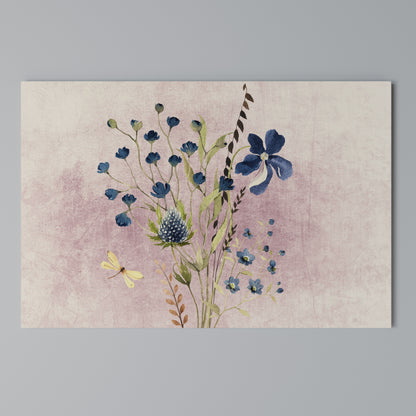 CORNFLOWER REVERIE Horizontal Canvas Print