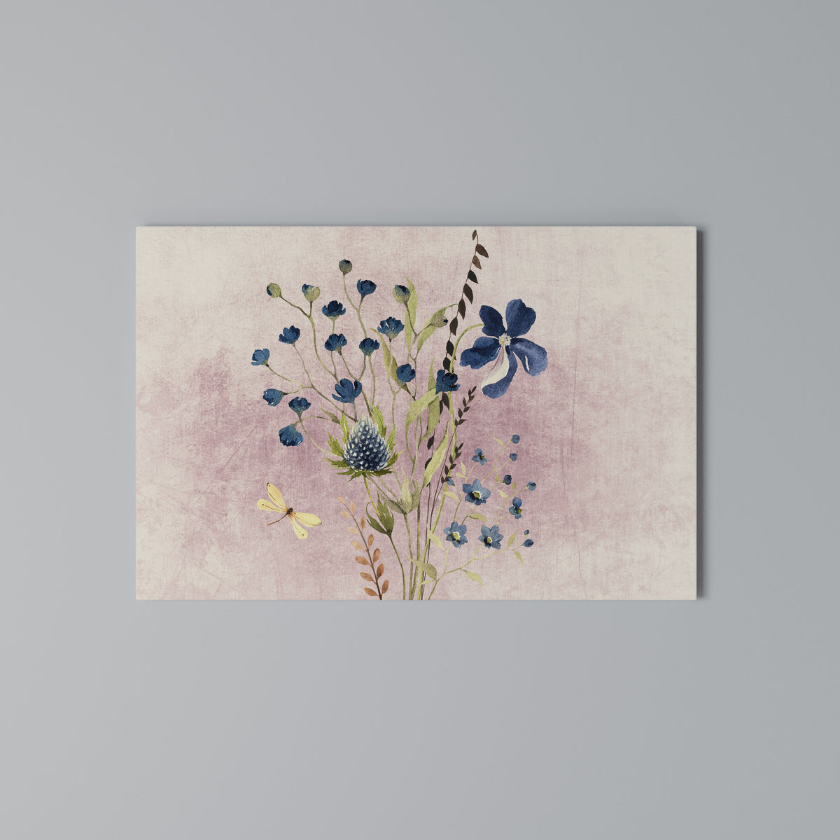 CORNFLOWER REVERIE Horizontal Canvas Print
