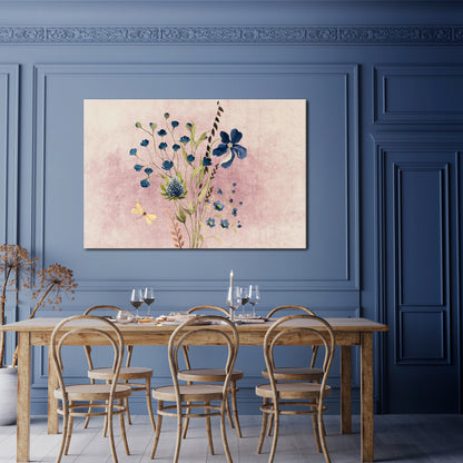 CORNFLOWER REVERIE Horizontal Canvas Print