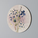 CORNFLOWER REVERIE Quadro Redondo Decorativo