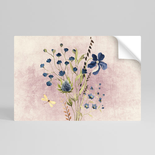 CORNFLOWER REVERIE Póster Autocolante Horizontal