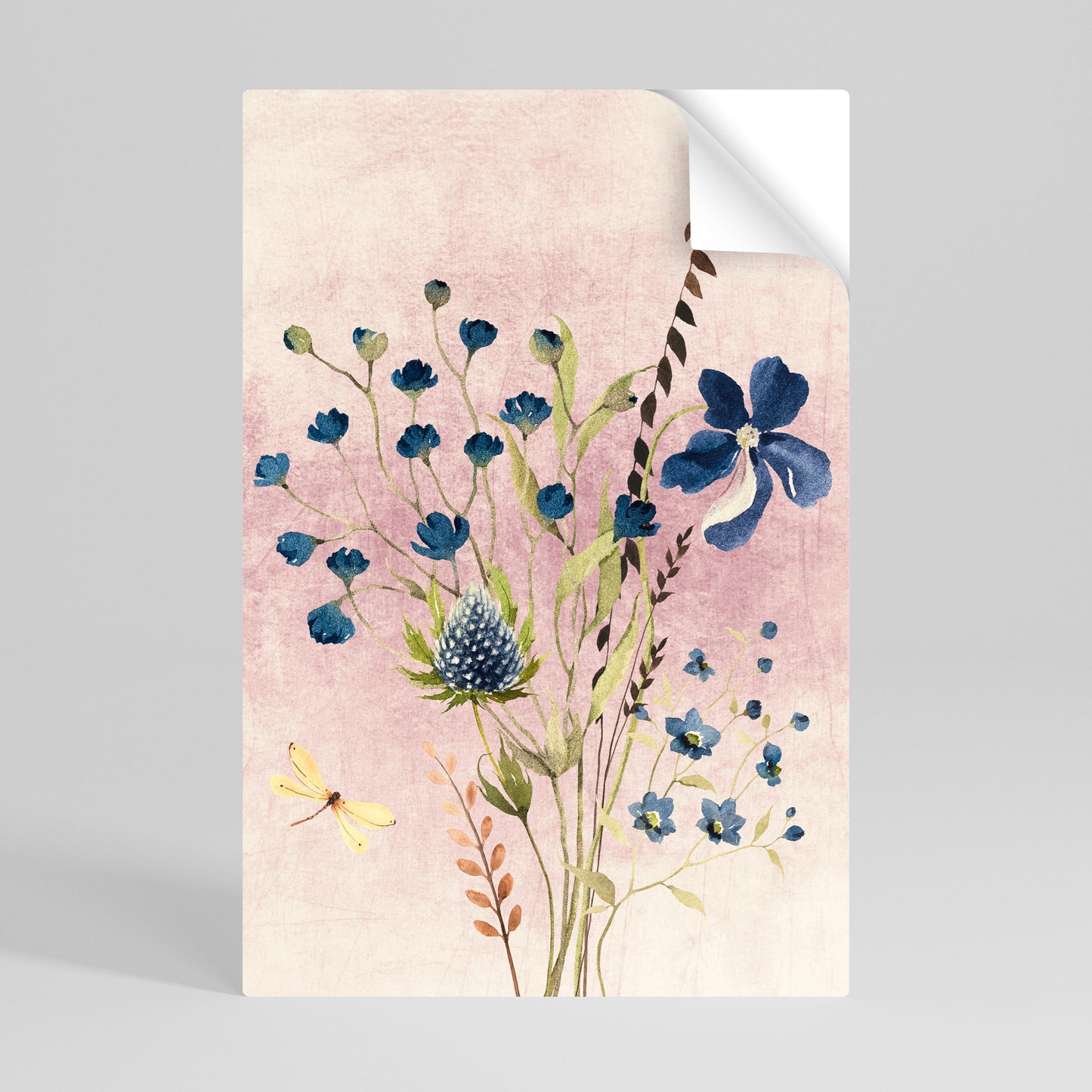 CORNFLOWER REVERIE Póster Autocolante Vertical