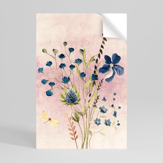 CORNFLOWER REVERIE Póster Autocolante Vertical