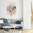 CORNFLOWER REVERIE Poster Vertical Autocolante