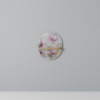 ASTONISHING MAGNOLIA Prateleira Oval Decorativa em Efeito Carvalho