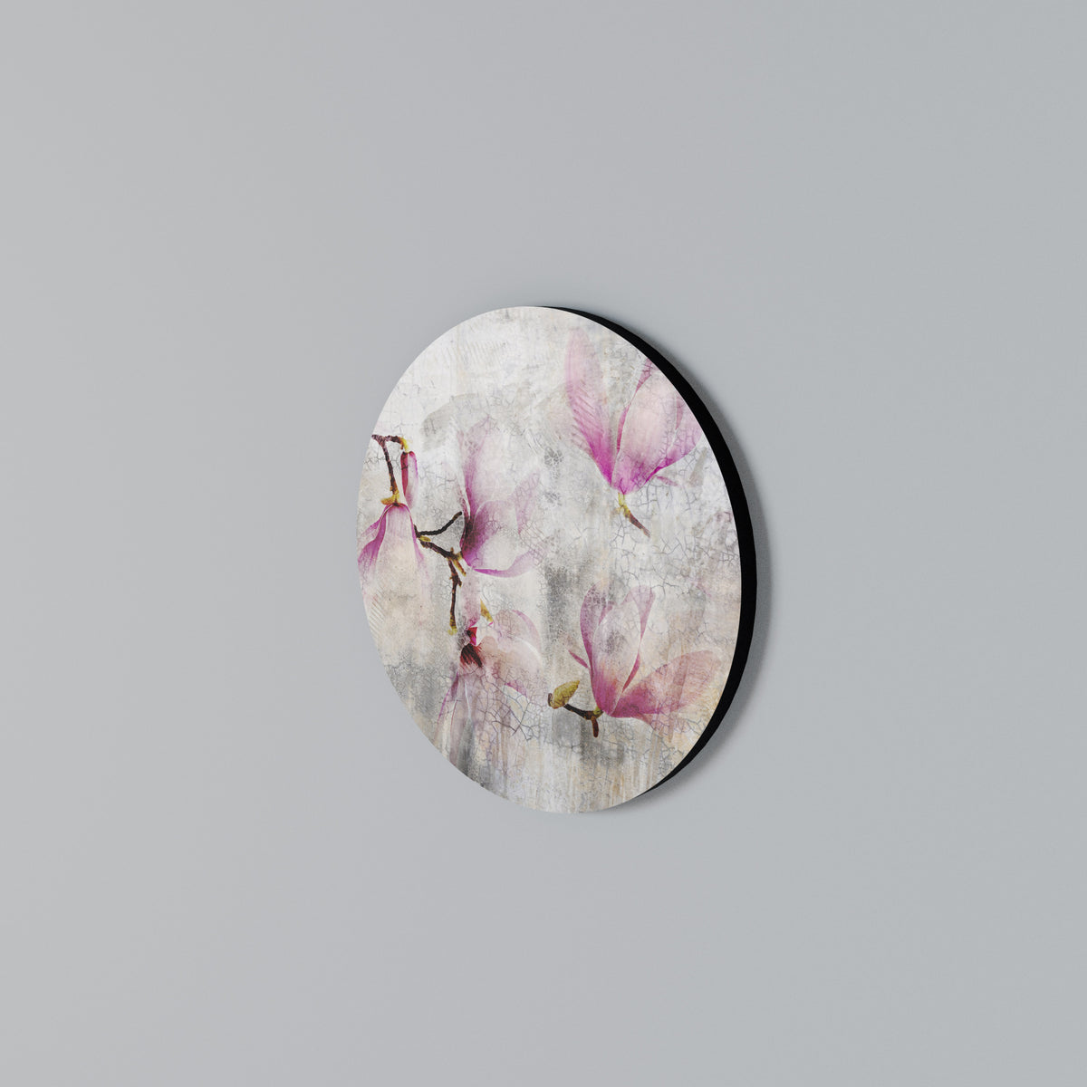 ASTONISHING MAGNOLIA Round Wall Art