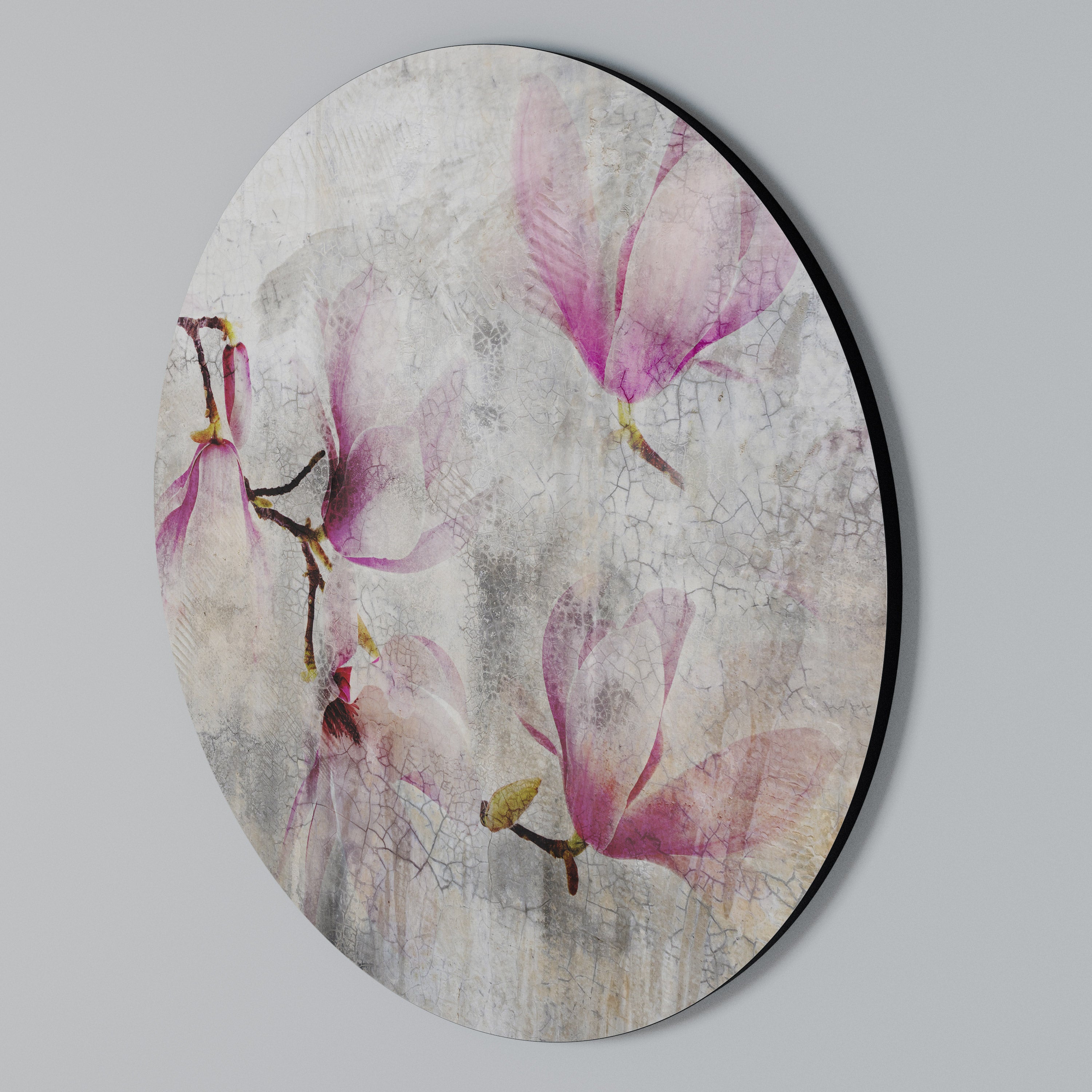 ASTONISHING MAGNOLIA Arte de Parede Redonda