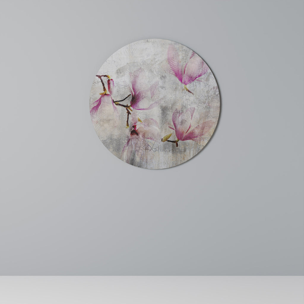 ASTONISHING MAGNOLIA Round Wall Art