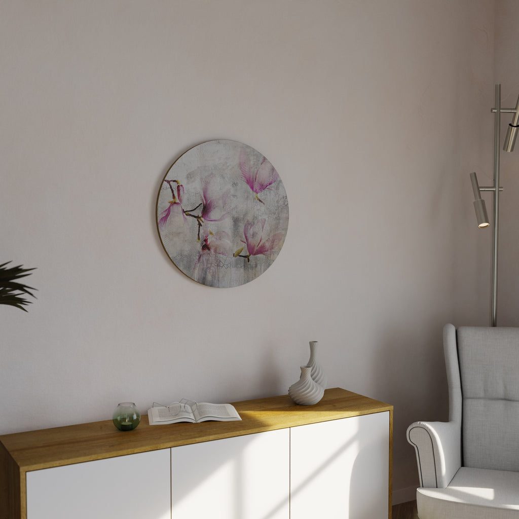 ASTONISHING MAGNOLIA Round Wall Art