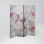 ASTONISHING MAGNOLIA Decorative 4-Panel Room Divider