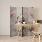 ASTONISHING MAGNOLIA Decorative 4-Panel Room Divider