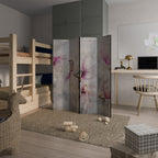 ASTONISHING MAGNOLIA Decorative 4-Panel Room Divider