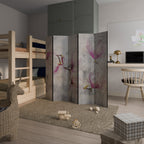 ASTONISHING MAGNOLIA Biombo Decorativo de 5 Painéis