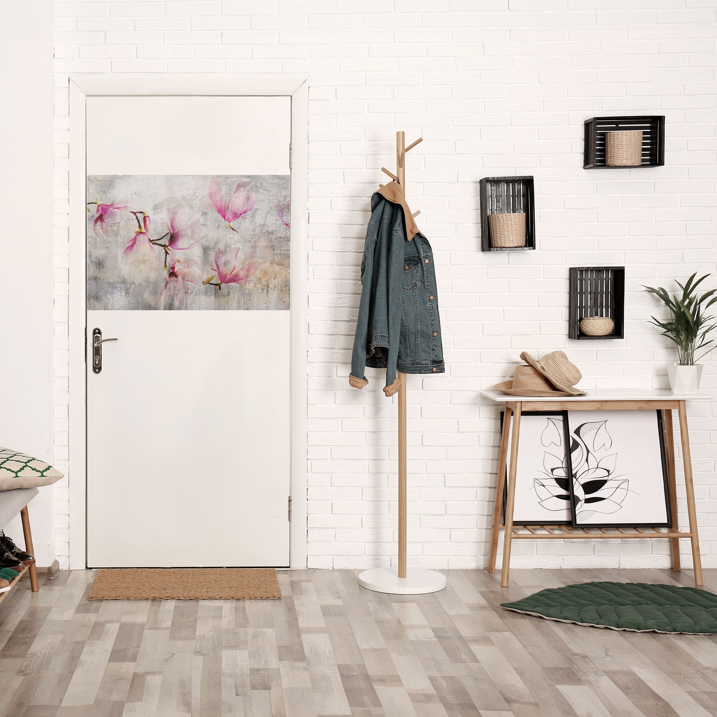 ASTONISHING MAGNOLIA Peel and Stick Horizontal Poster