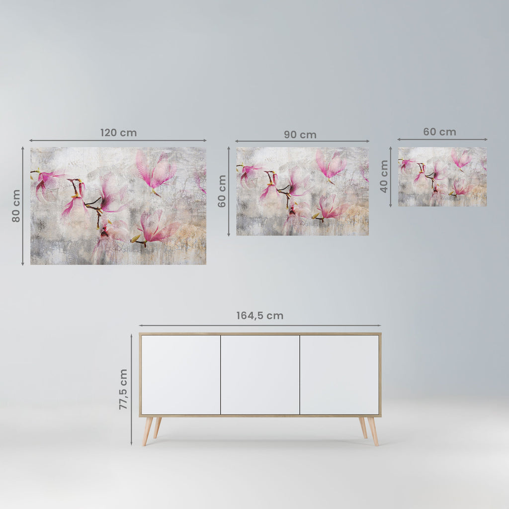 ASTONISHING MAGNOLIA Peel and Stick Horizontal Poster