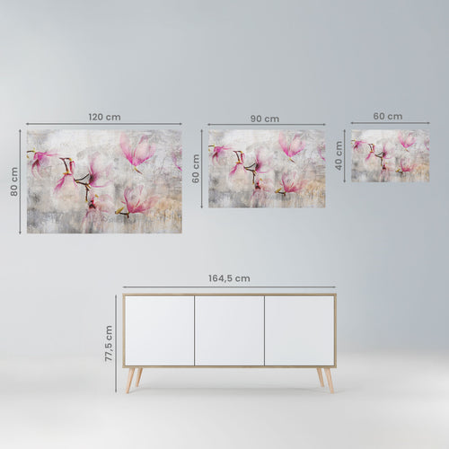 ASTONISHING MAGNOLIA Peel and Stick Horizontal Poster