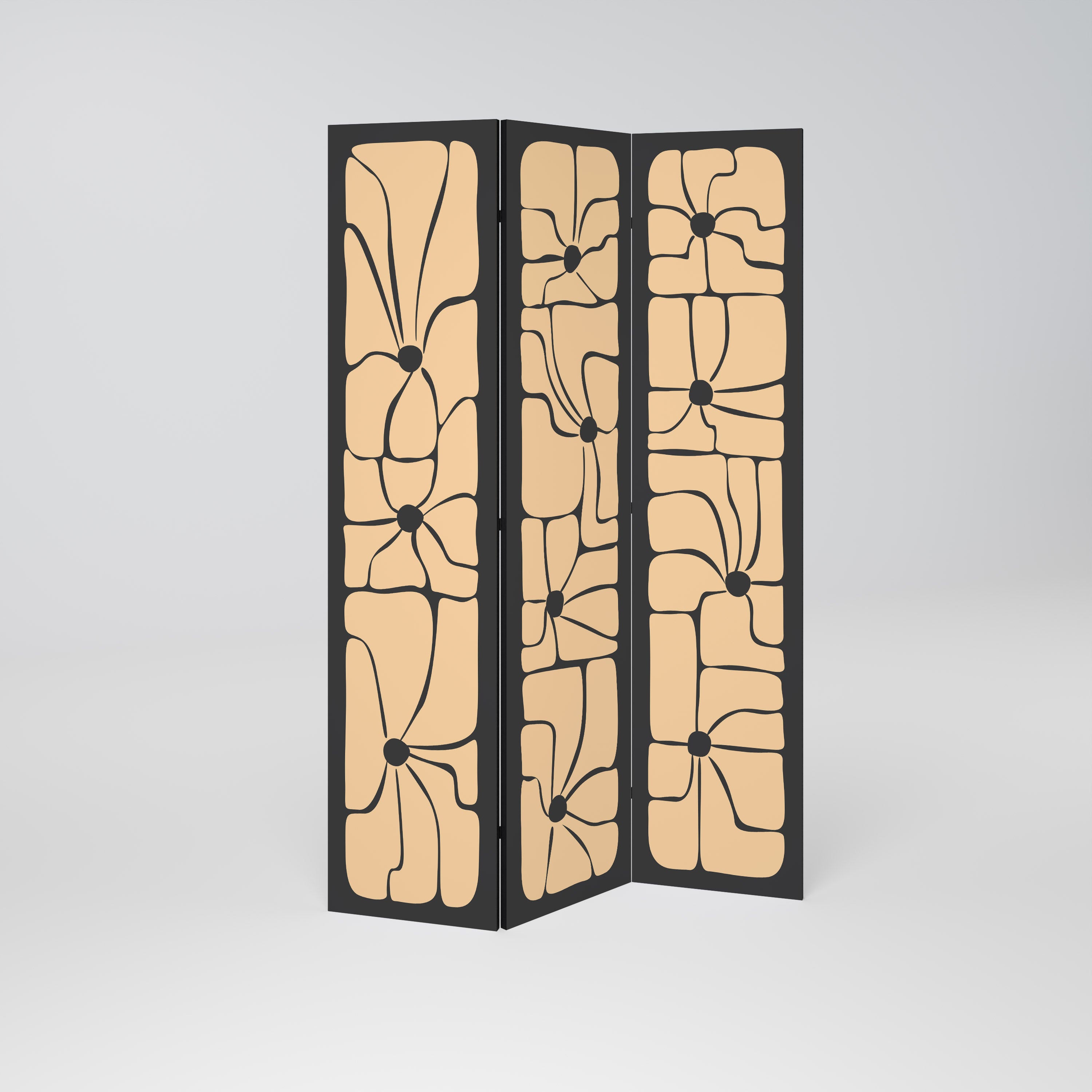 TRANQUIL CURRENTS 3-Panel Room Divider
