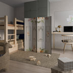 ELEGANT SHIELD Biombo Decorativo de 4 Painéis