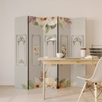 ELEGANT SHIELD Biombo Decorativo de 5 Painéis