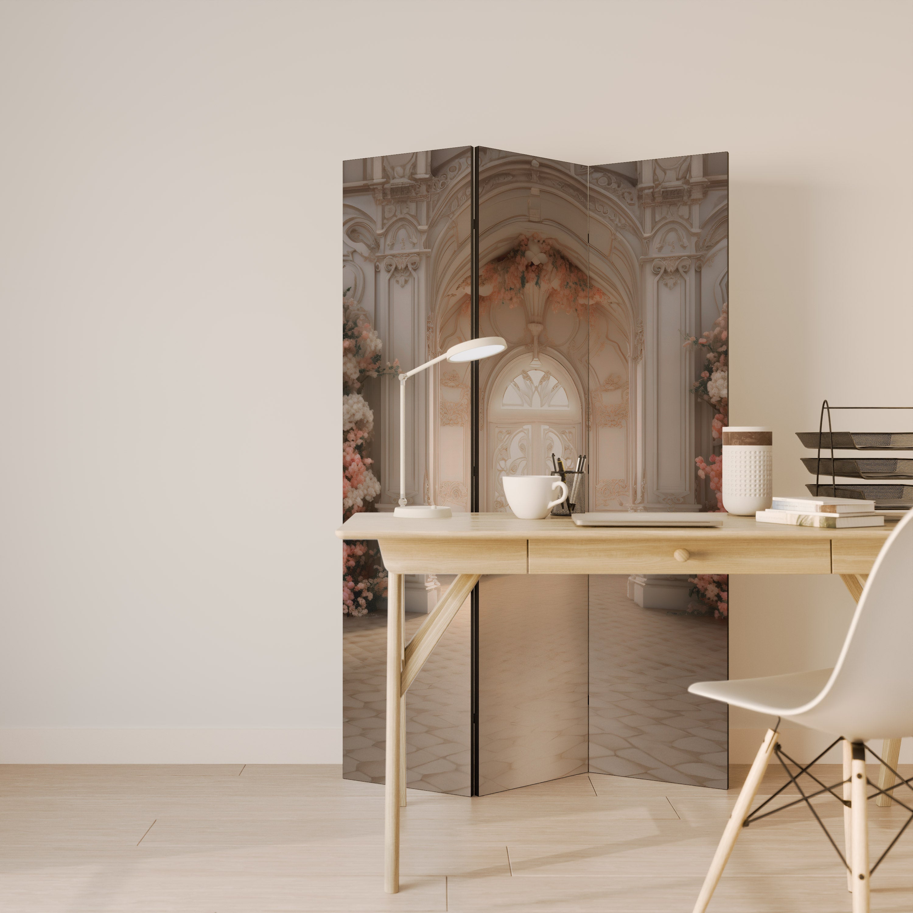 VIVID DREAMSCAPE DOORS Biombo Decorativo de 3 Painéis