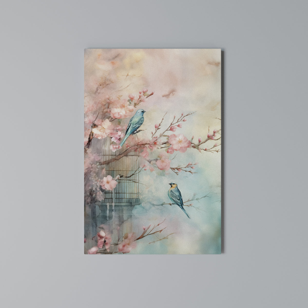 CHERRY BIRDSONG Quadro em tela vertical