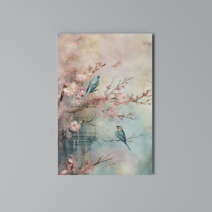 CHERRY BIRDSONG Quadro em tela vertical