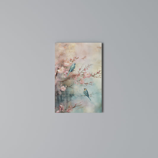CHERRY BIRDSONG Quadro em tela vertical