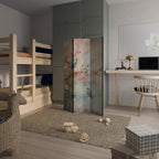 CHERRY BIRDSONG Biombo Decorativo de 3 Painéis