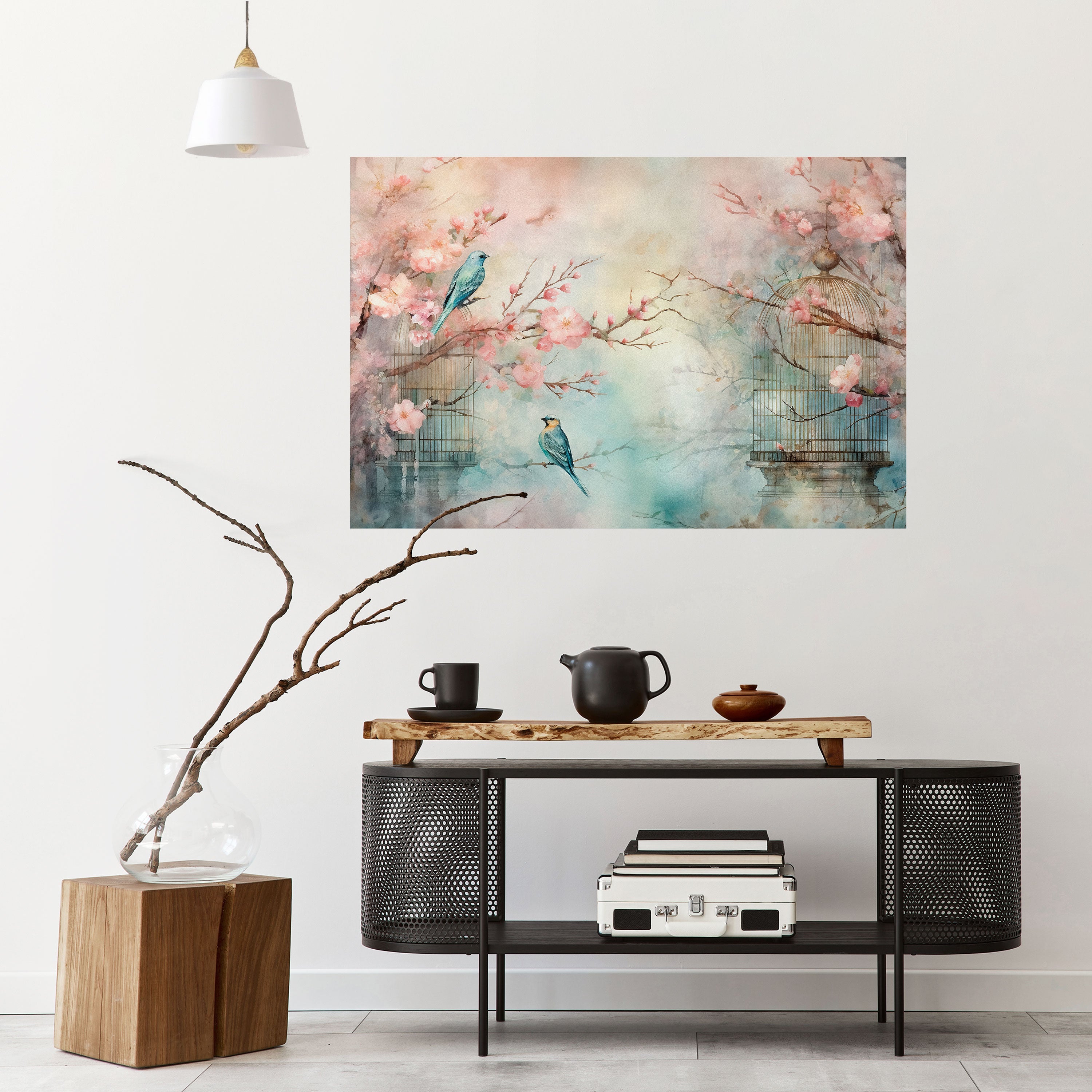 CHERRY BIRDSONG Poster Horizontal Autocolante