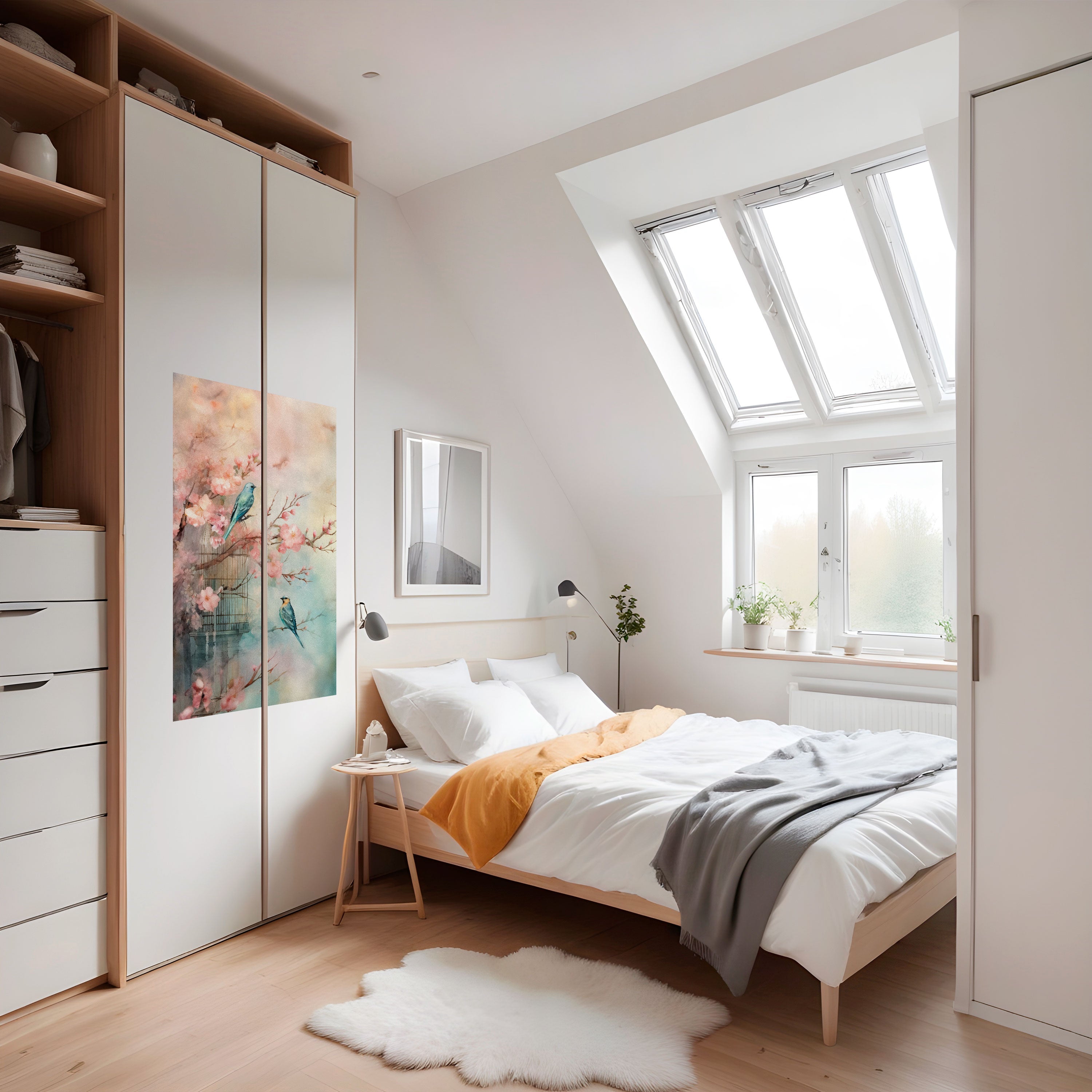 CHERRY BIRDSONG Poster Vertical Autocolante