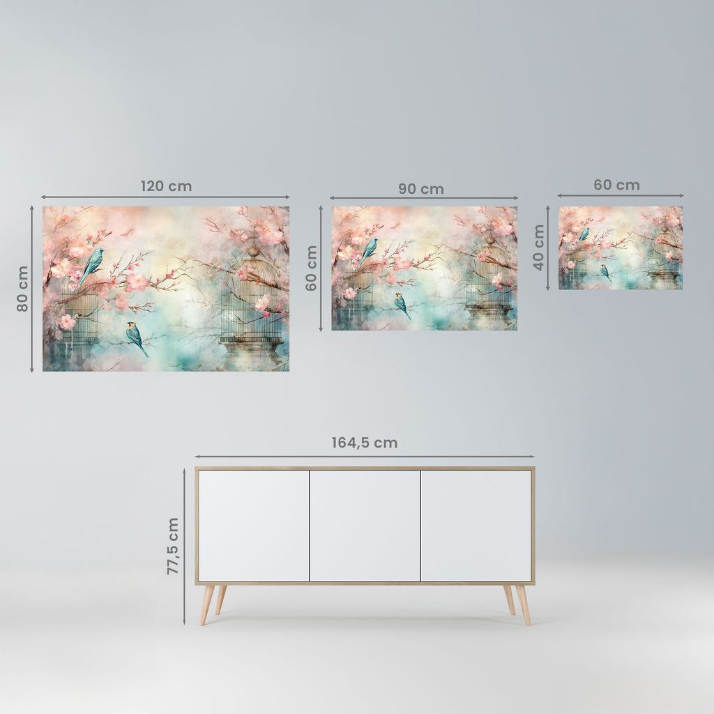 CHERRY BIRDSONG Poster Horizontal Autocolante