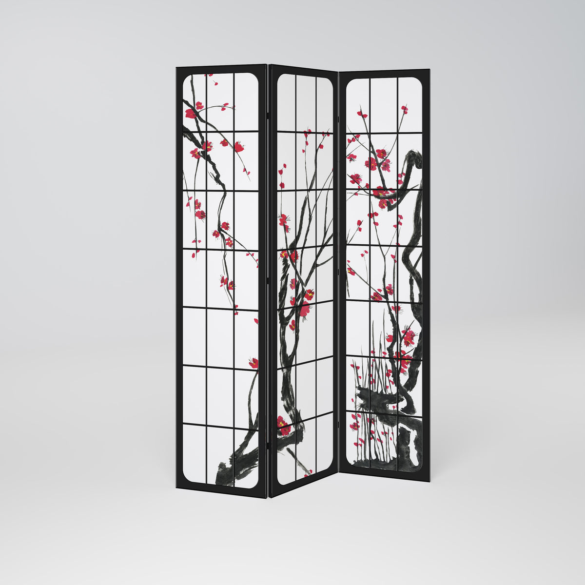 JAPANESE BLOSSOMS Biombo de 3 Painéis