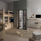 JAPANESE BLOSSOMS Biombo Decorativo de 3 Painéis