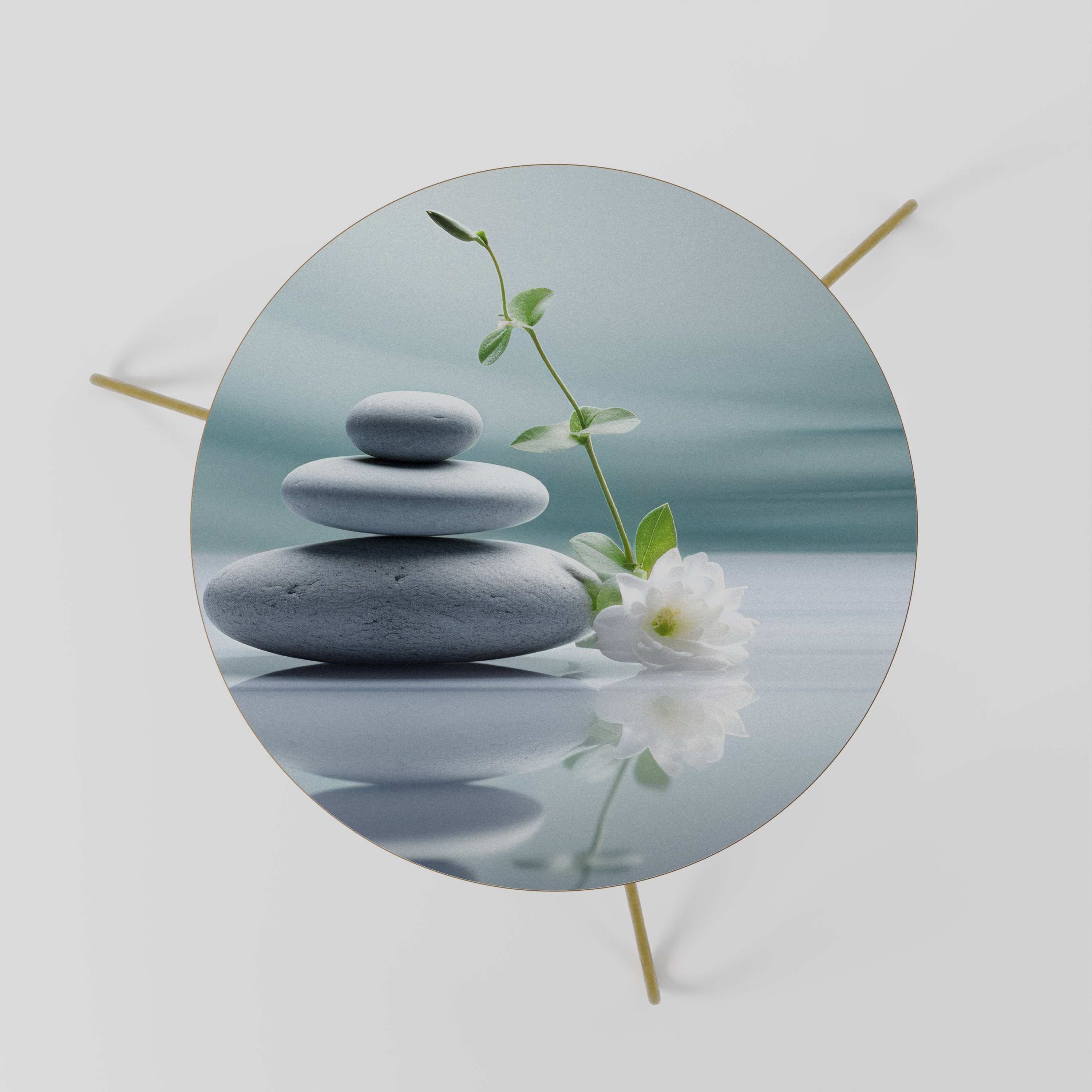 TRANQUIL STONE BALANCE Mesa de Centro 60