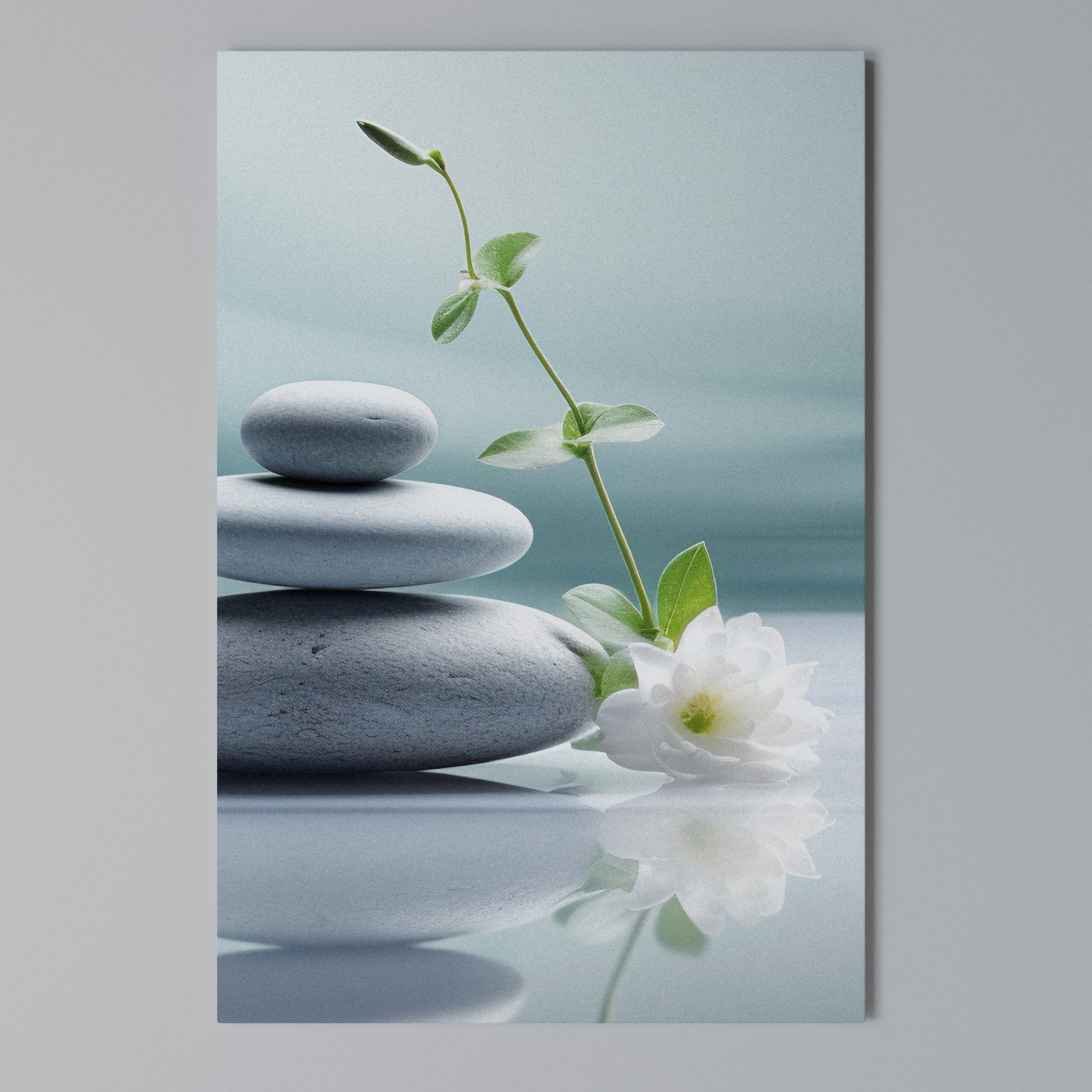 TRANQUIL STONE BALANCE Quadro em tela vertical