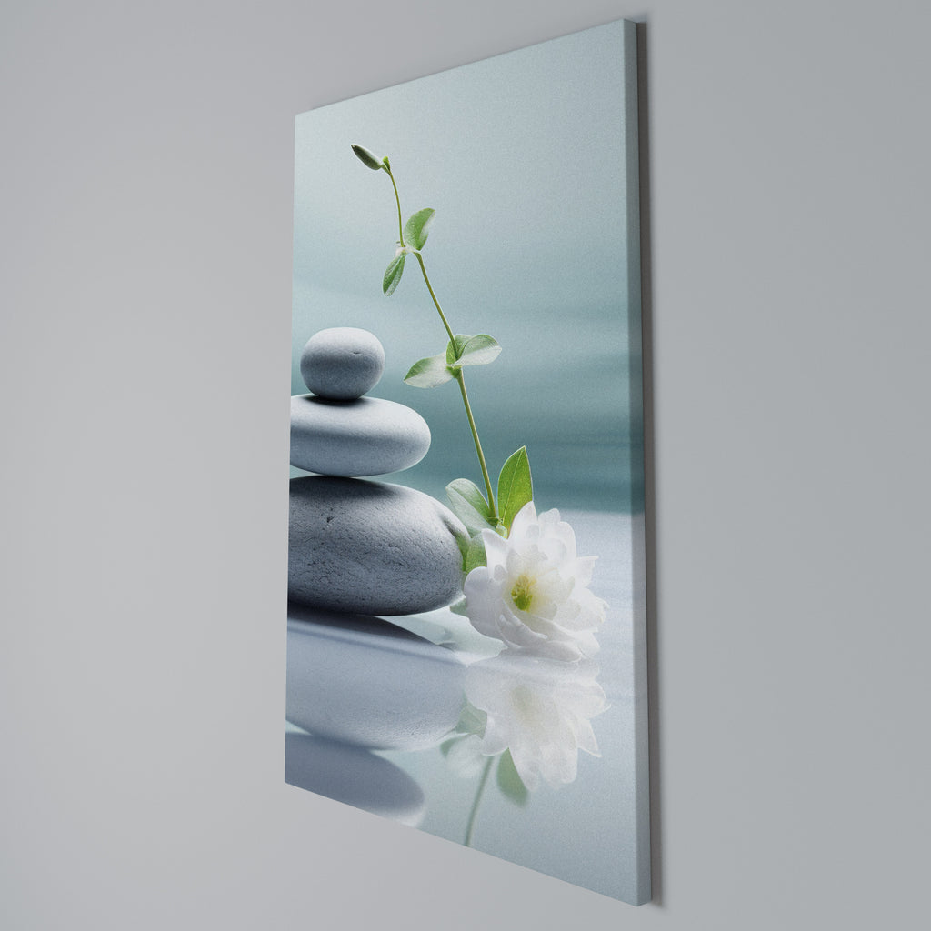 TRANQUIL STONE BALANCE Quadro em tela vertical