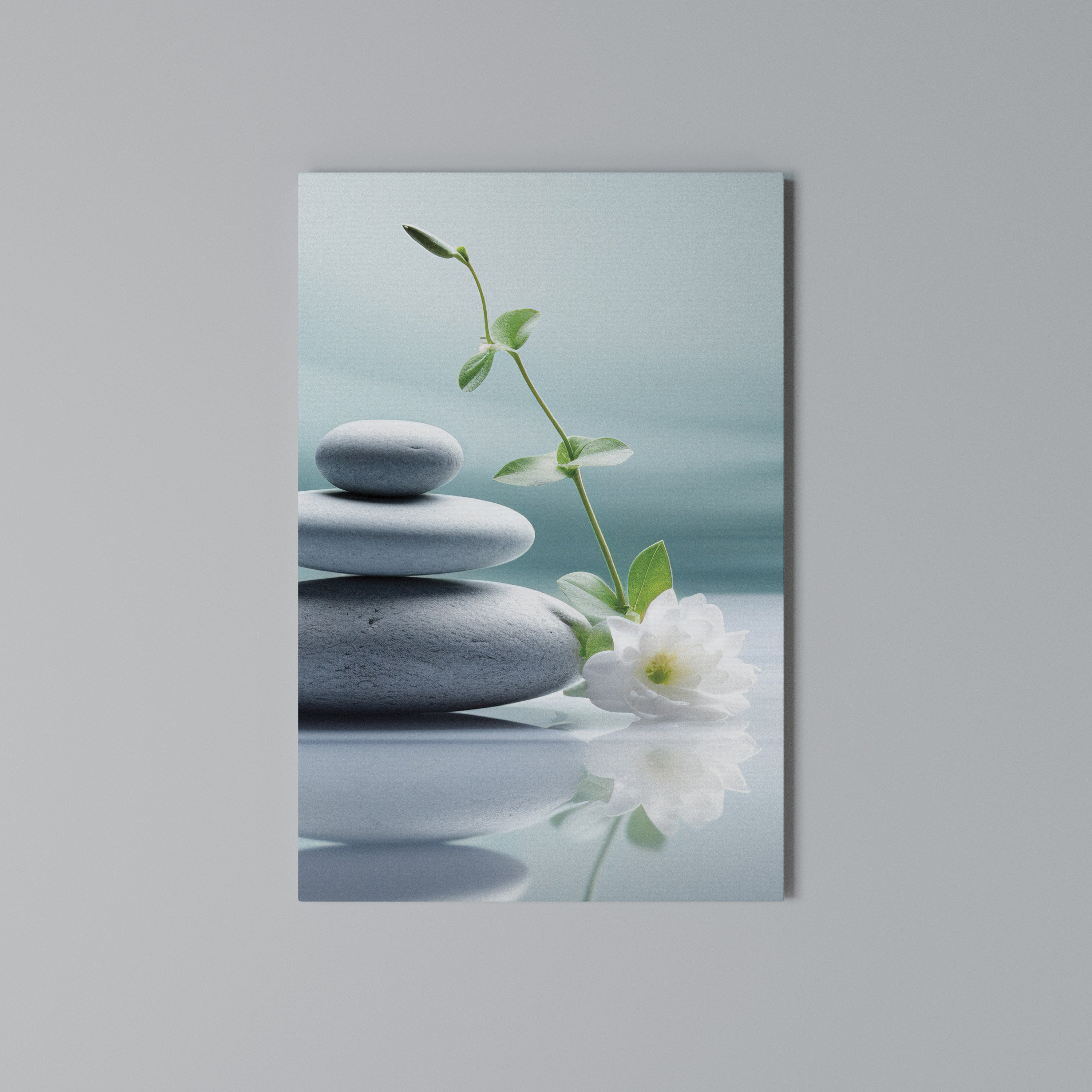 TRANQUIL STONE BALANCE Quadro em tela vertical