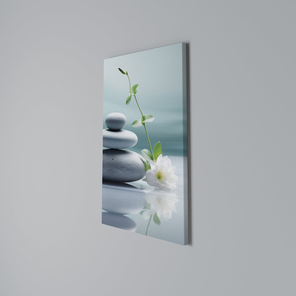 TRANQUIL STONE BALANCE Quadro em tela vertical