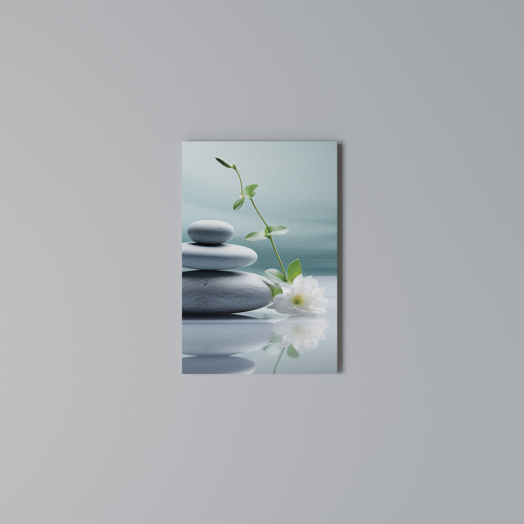 TRANQUIL STONE BALANCE Quadro em tela vertical