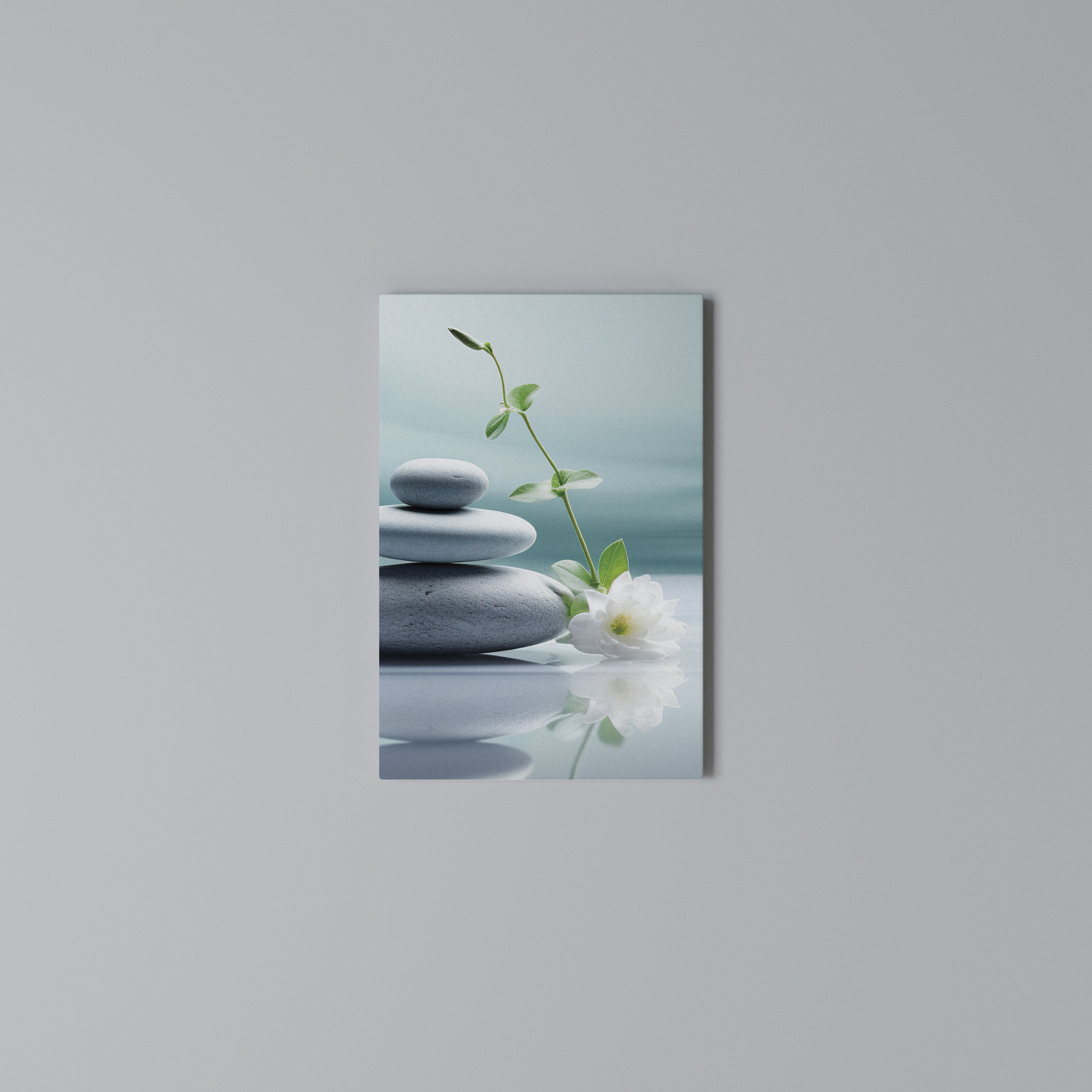TRANQUIL STONE BALANCE Quadro em tela vertical