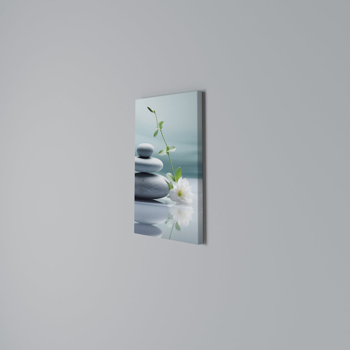 TRANQUIL STONE BALANCE Quadro em tela vertical