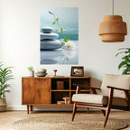 TRANQUIL STONE BALANCE Poster Vertical Autocolante