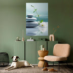 TRANQUIL STONE BALANCE Poster Vertical Autocolante